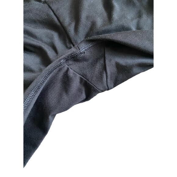 Victoria's Secret PINK Leggings "COZY" Black Velour Side Panels - Picture 3 of 10